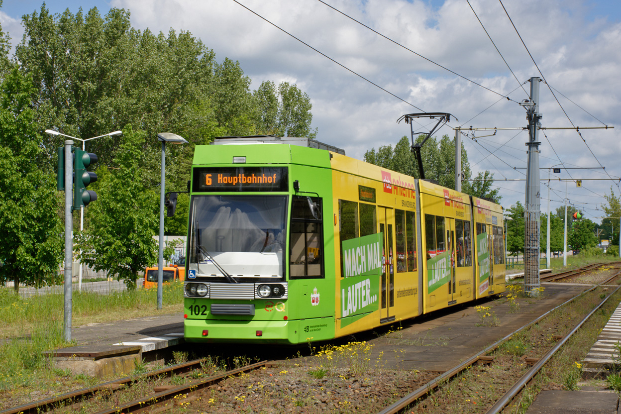 Бранденбург-на-Хафеле, Duewag MGT6D № 102