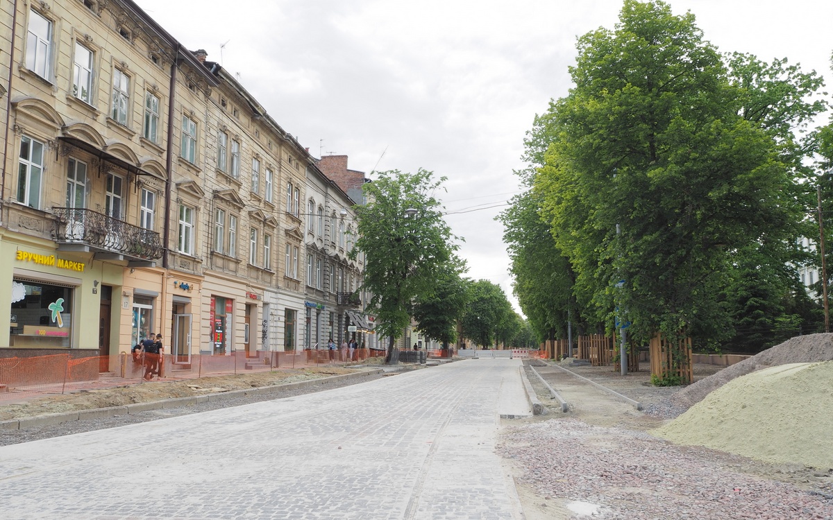 Львов — Реконструкции путей: улица Степана Бандеры [28.09.2020 -18.12.2021]