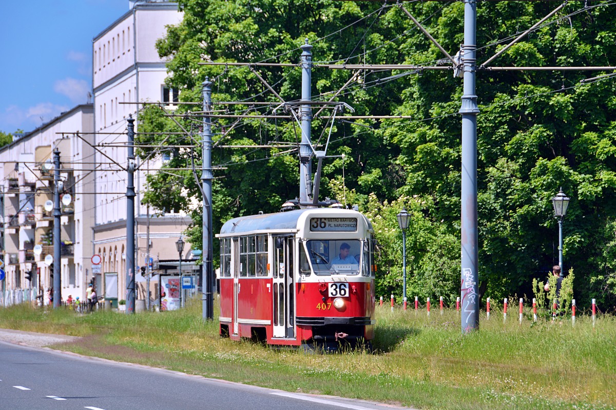 Варшава, Konstal 13N № 407