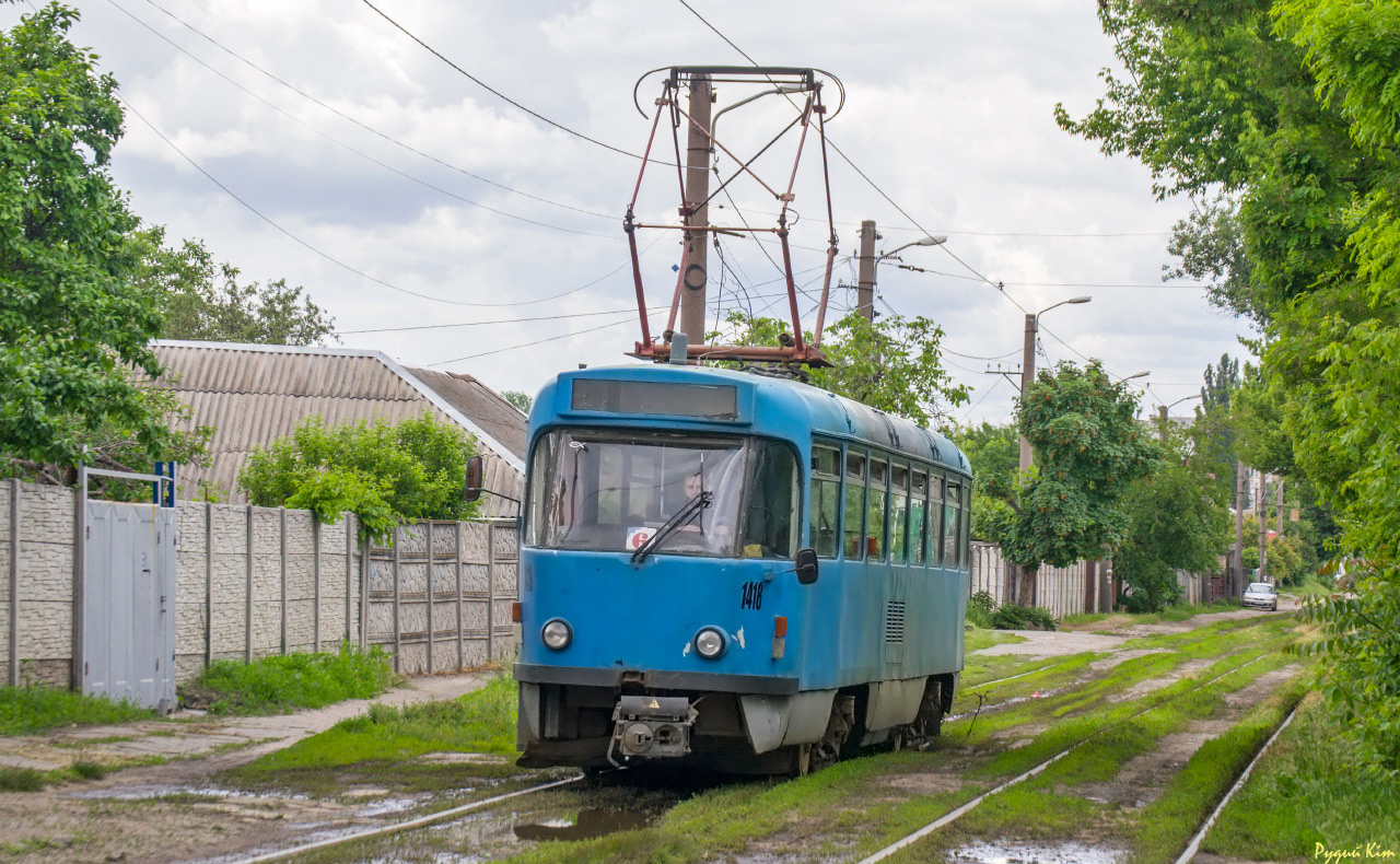 Днепр, Tatra T4DM № 1418