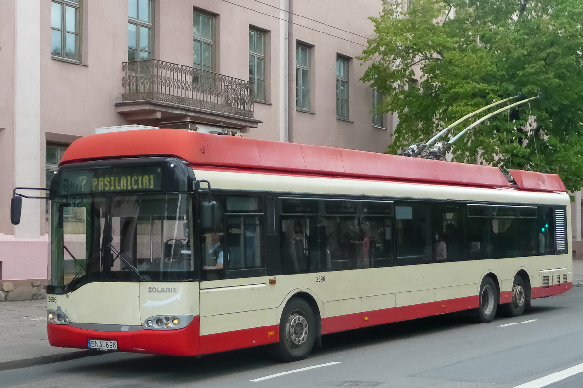 Вильнюс, Solaris Trollino II 15 AC № 2696