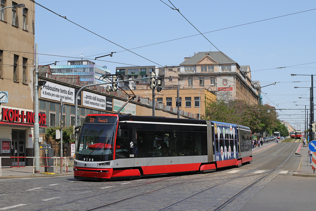 Прага, Škoda 15T3 ForCity Alfa Praha № 9306