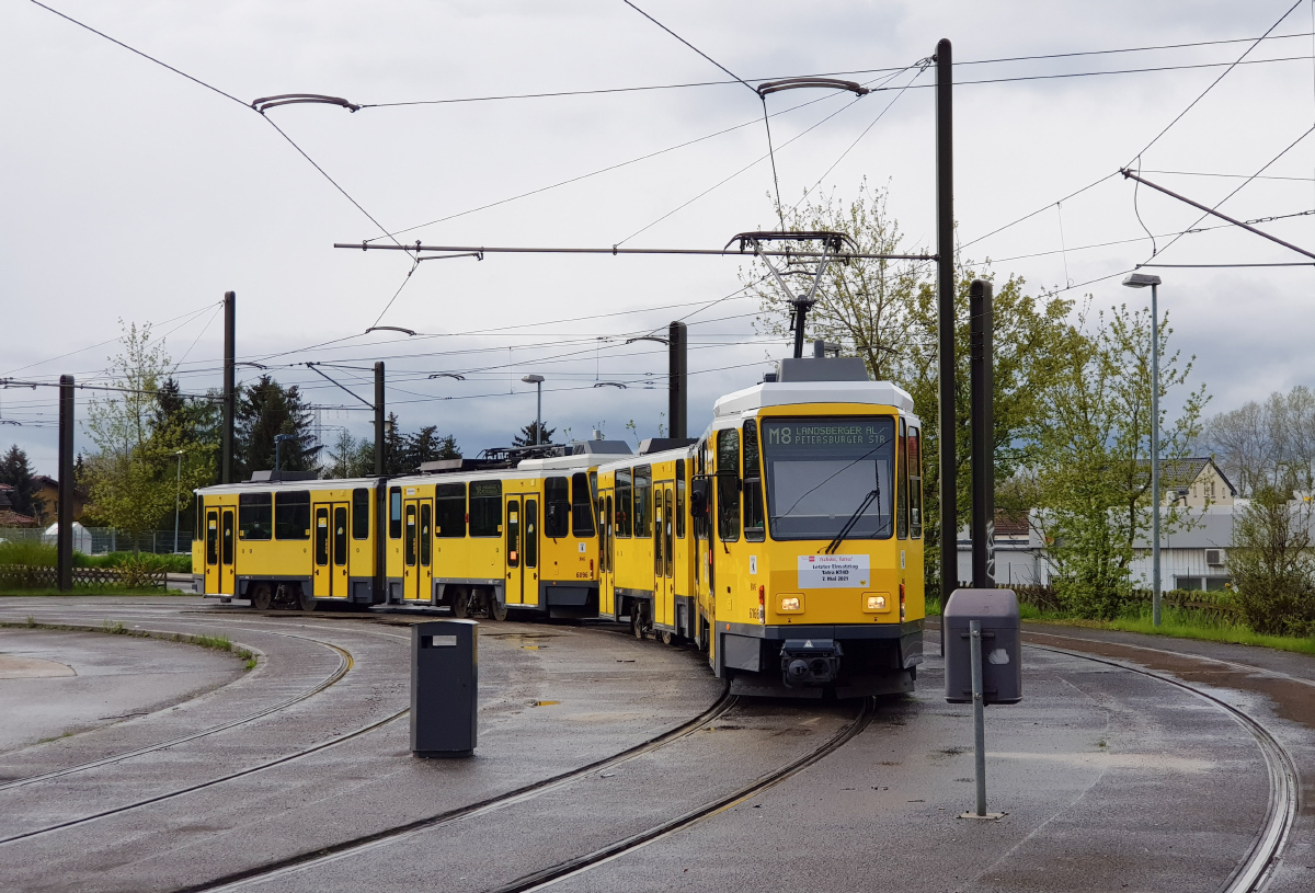 Берлин, Tatra KT4DM № 6166; Берлин — Последние дни работы вагонов Tatra в Берлине