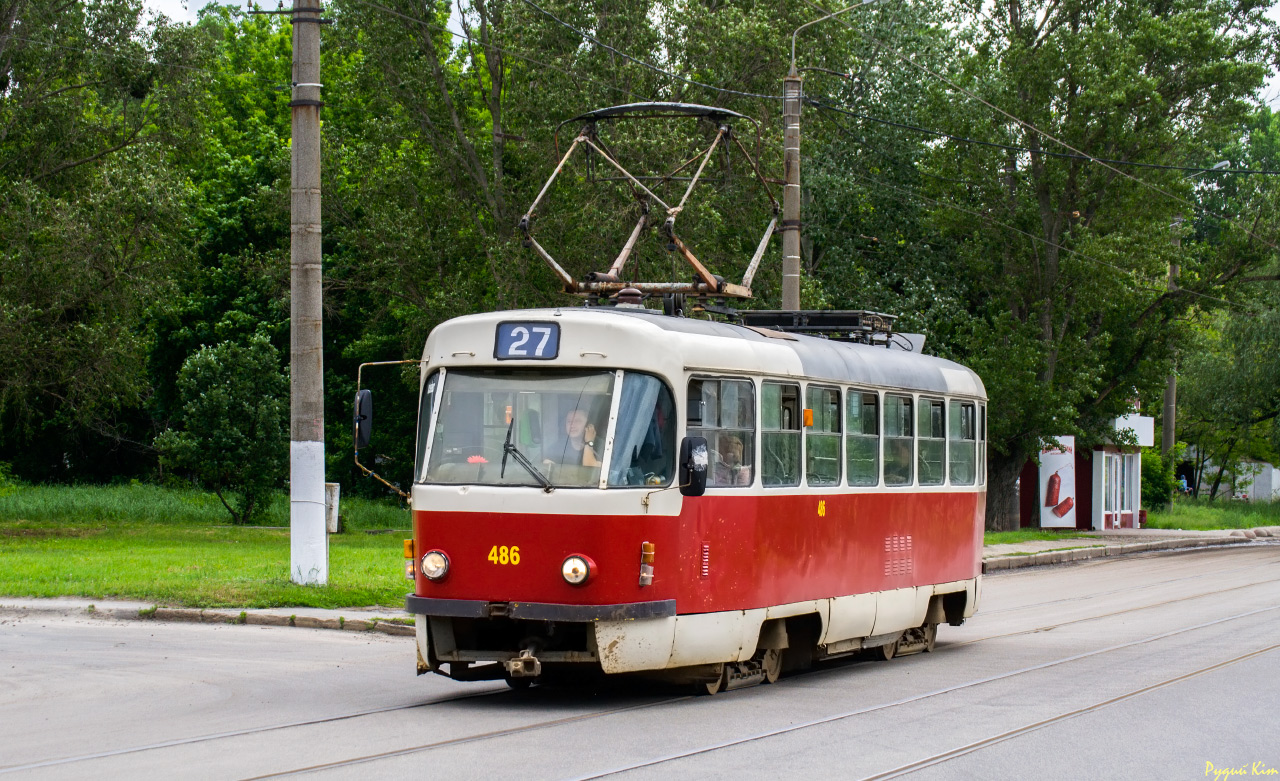 Харьков, Tatra T3A № 486