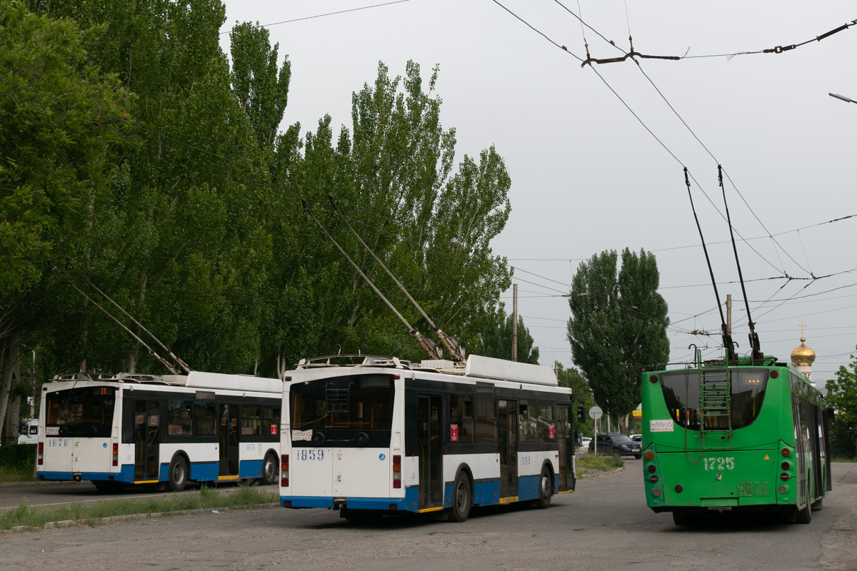 Бишкек, Тролза-5275.03 «Оптима» № 1859; Бишкек, ВМЗ-5298.01 «Авангард» № 1725