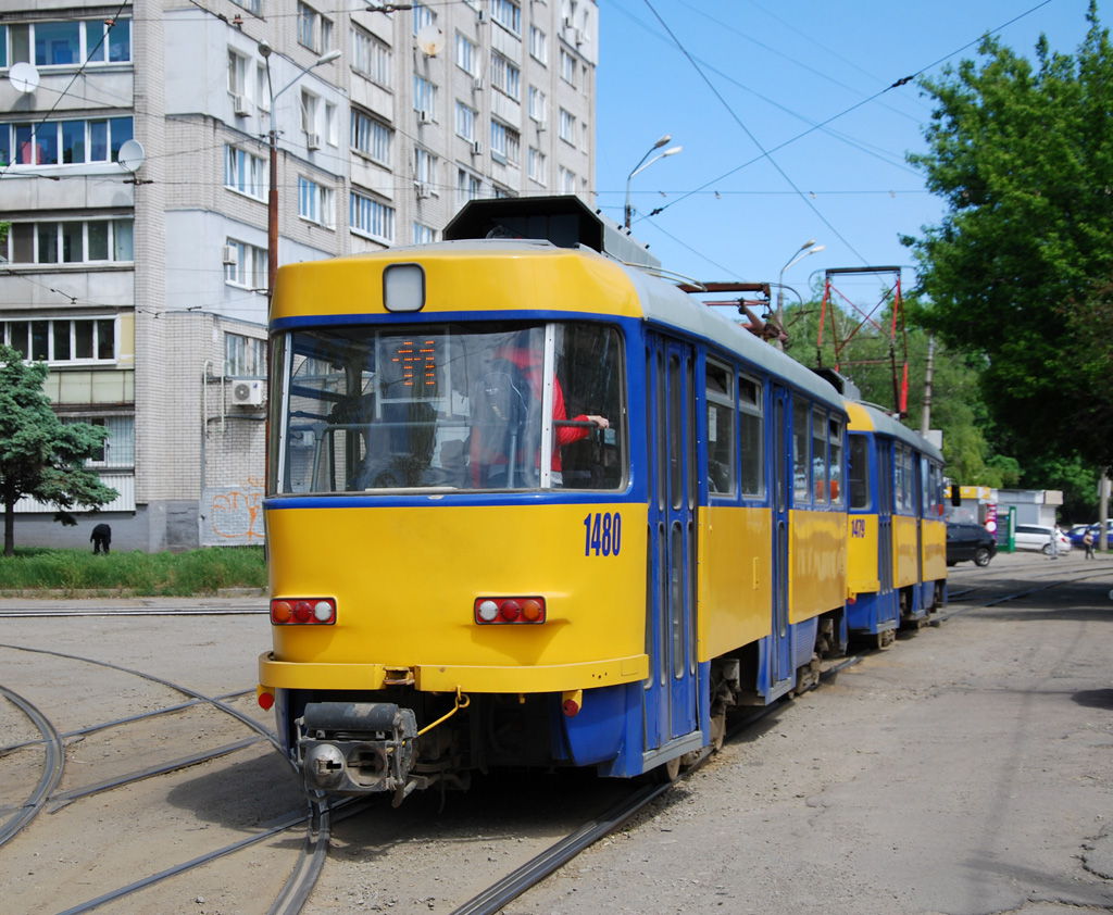 Днепр, Tatra T4D-M1 № 1480