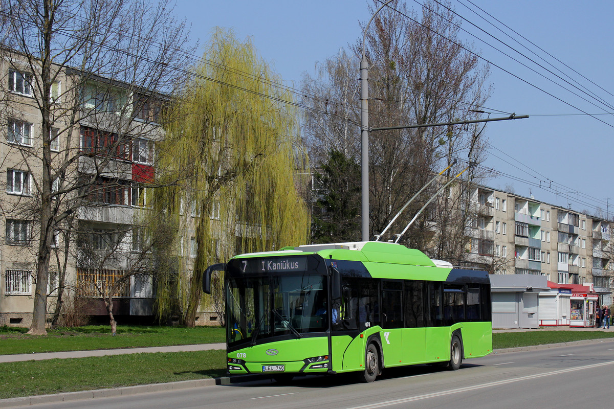 Каунас, Solaris Trollino IV 12 Medcom № 078