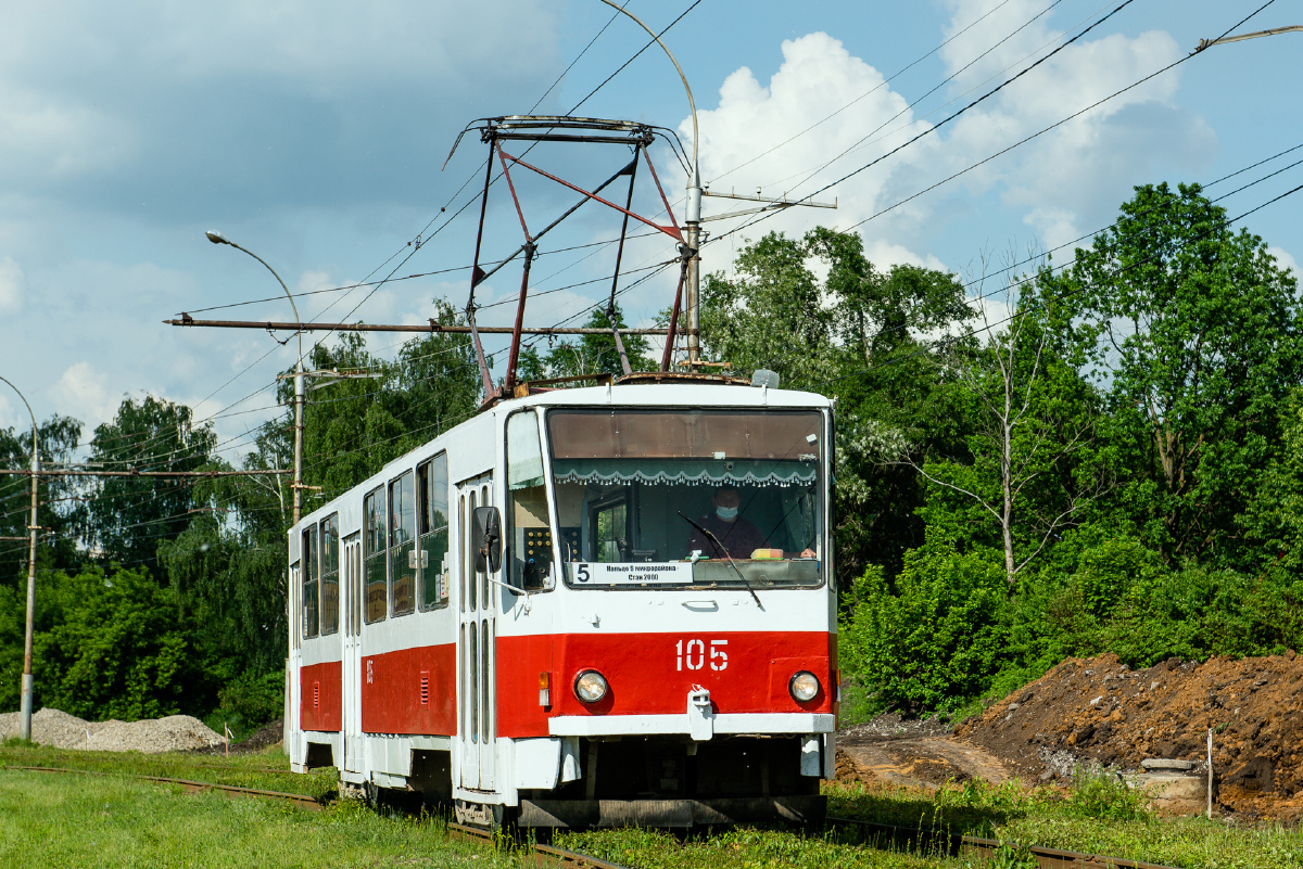 Липецк, Tatra T6B5SU № 105