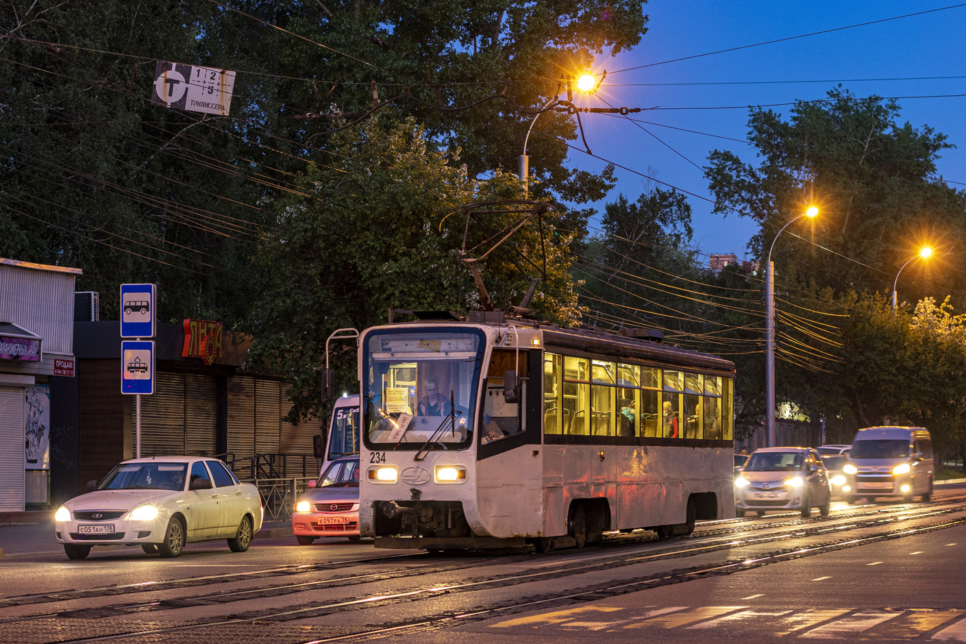 Иркутск, 71-619КТ № 234; Иркутск — Фотографии в тёмное время суток