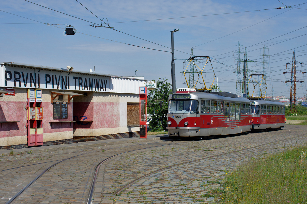 Прага, Tatra T3R.PLF № 8274