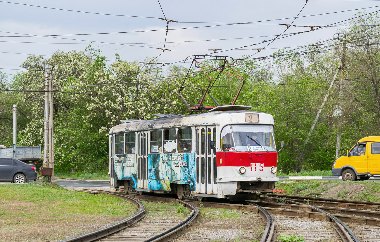 Волжский, Tatra T3SU № 115