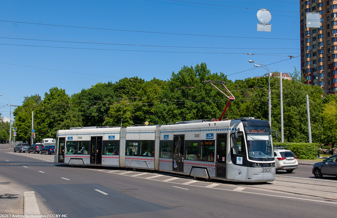 Москва, 71-414 (Pesa Fokstrot) № 3500