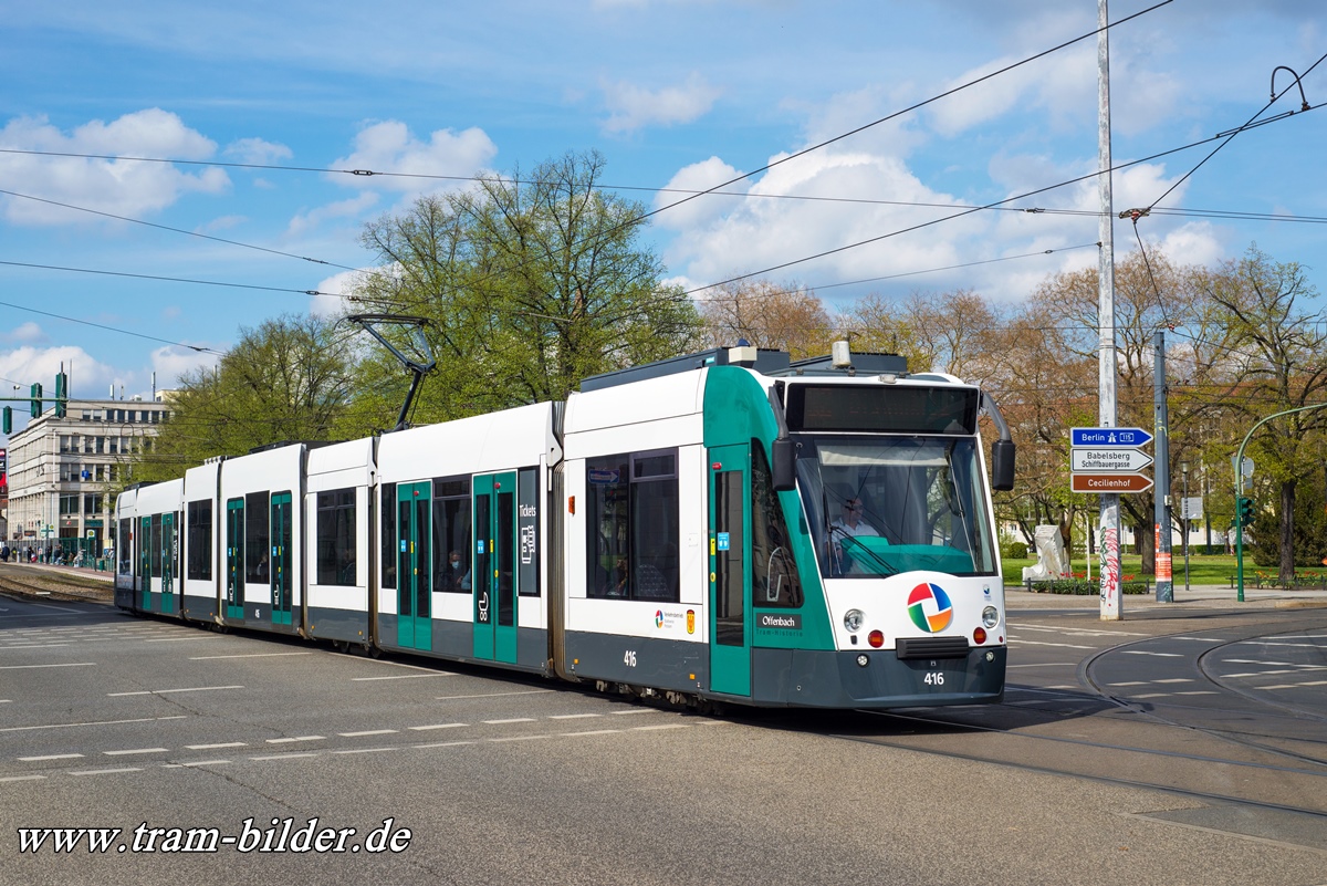 Потсдам, Siemens Combino XL № 416