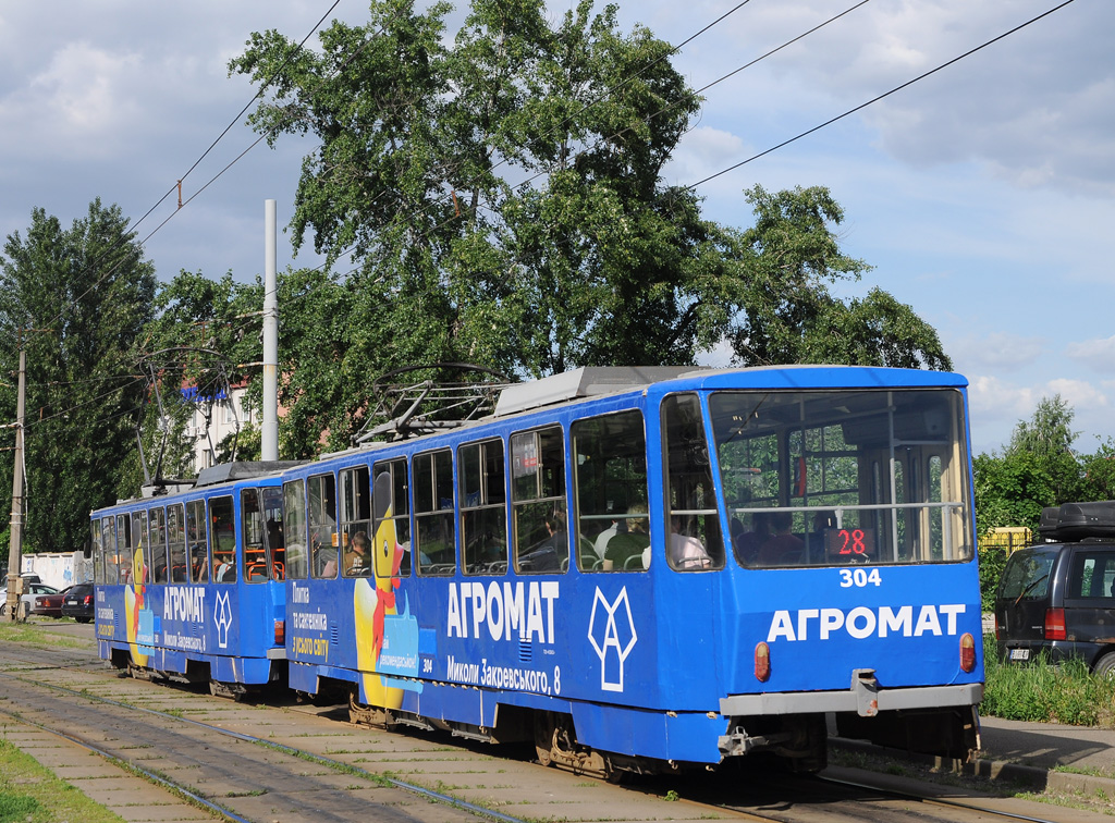 Киев, Tatra T6B5SU № 304