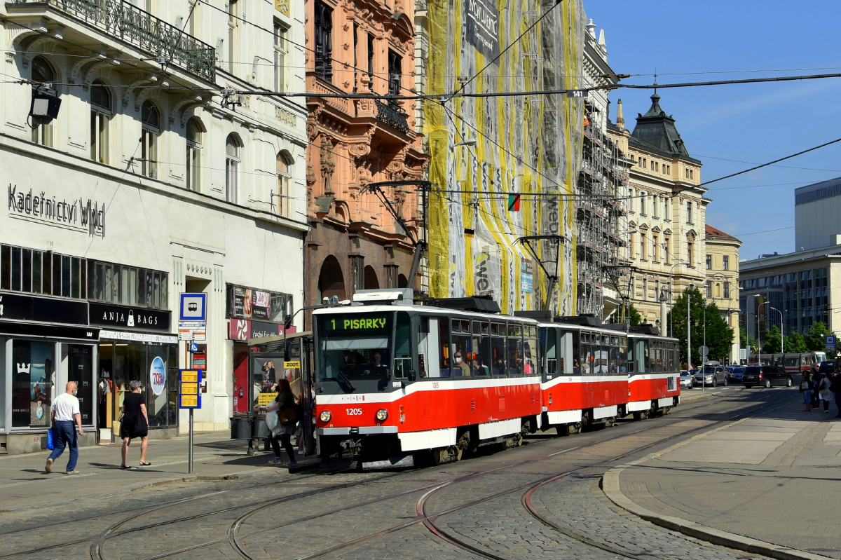 布尔诺, Tatra T6A5 # 1205; 布尔诺, Tatra T6A5 # 1204