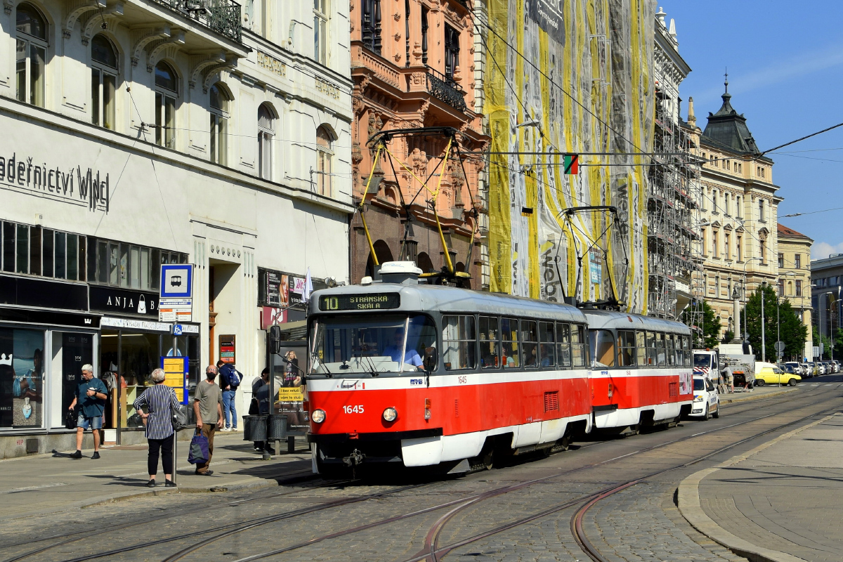 Брно, Tatra T3G № 1645