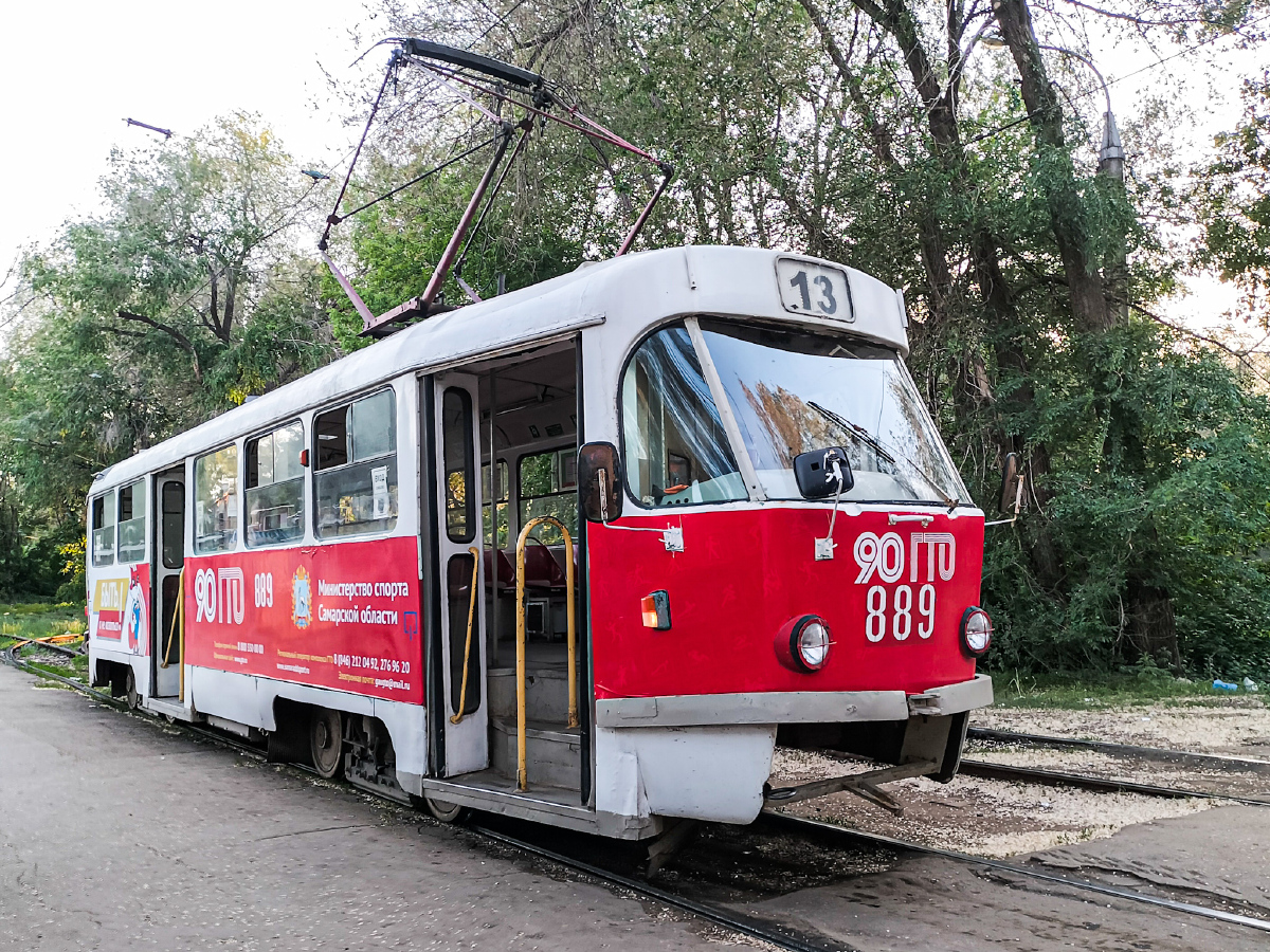 Самара, Tatra T3SU № 889; Самара — Конечные станции и кольца (трамвай)