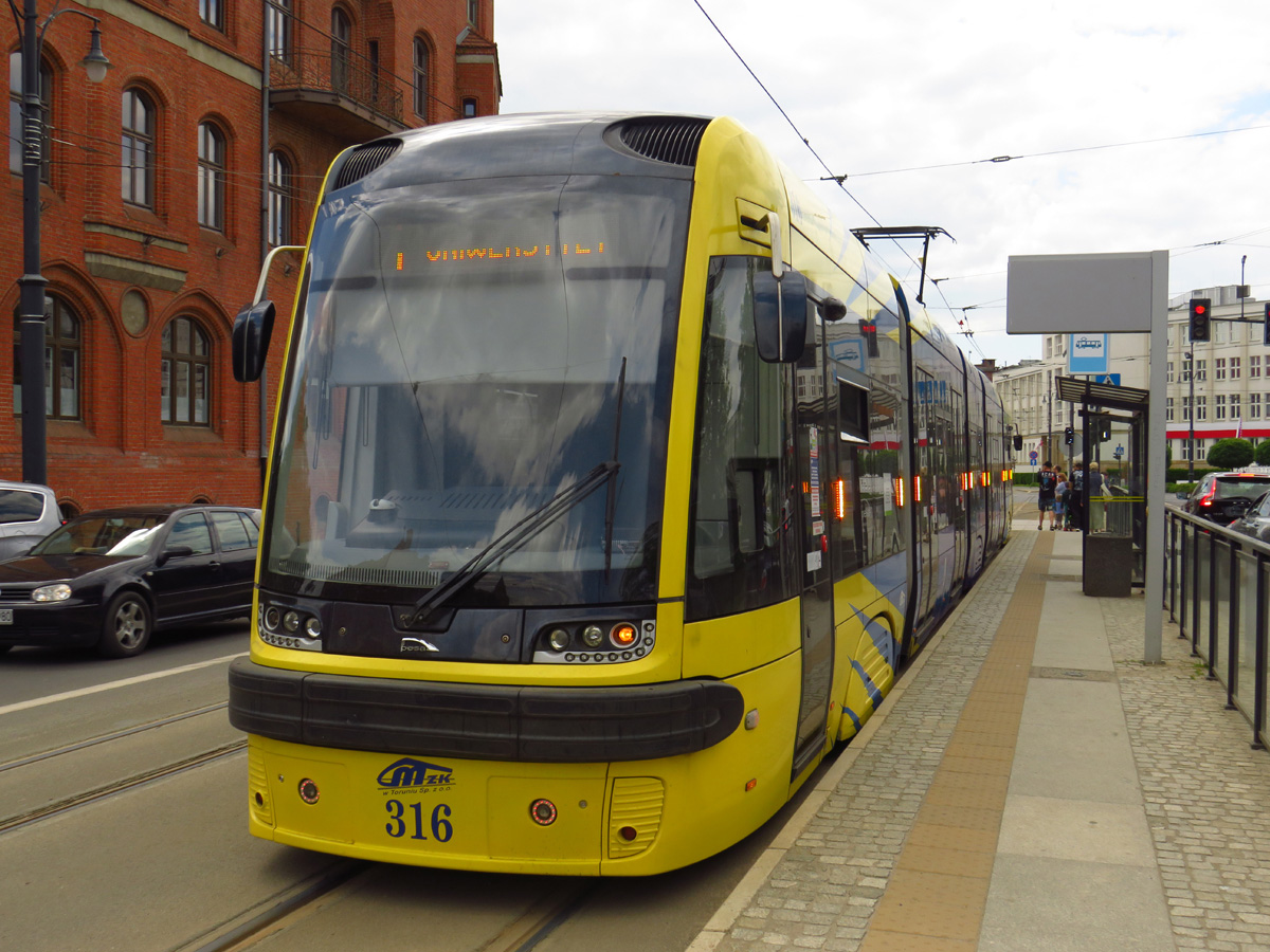 Торунь, PESA Swing 122NbTDuo № 316