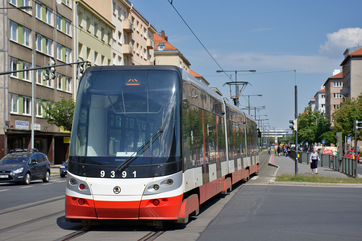 Прага, Škoda 15T6 ForCity Alfa Praha № 9391