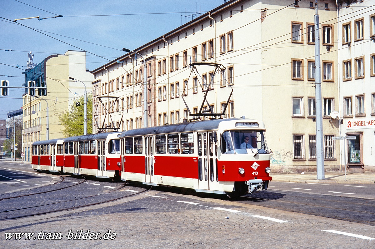Хемниц, Tatra T3D № 413