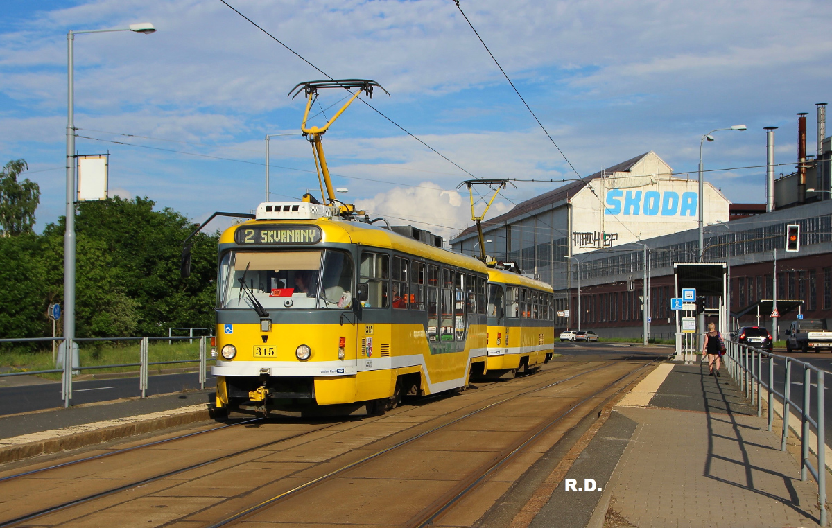 Пльзень, Tatra T3R.PLF № 315 Пльзень, Tatra T3R.PLF № 315