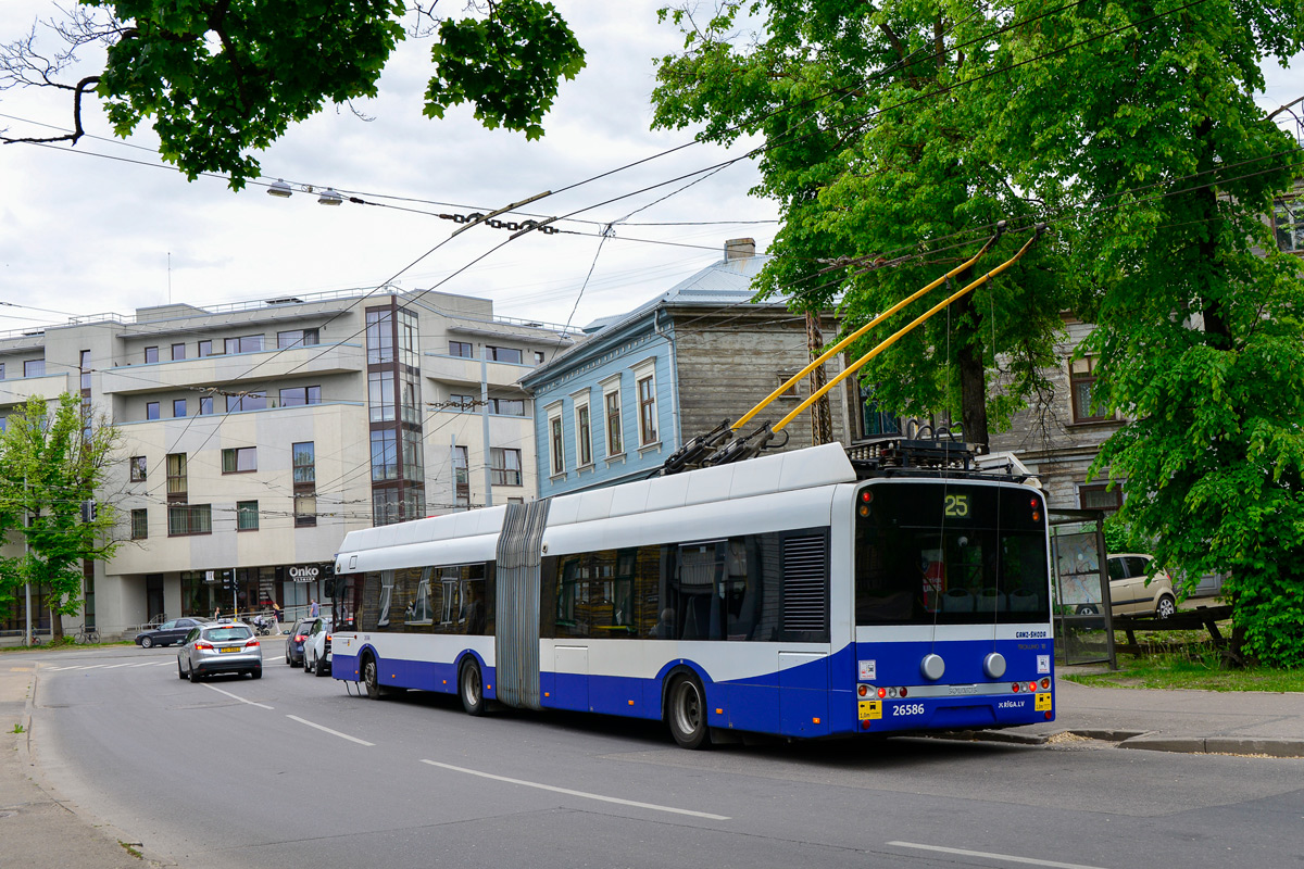 Рига, Solaris Trollino III 18 Ganz-Škoda № 26586