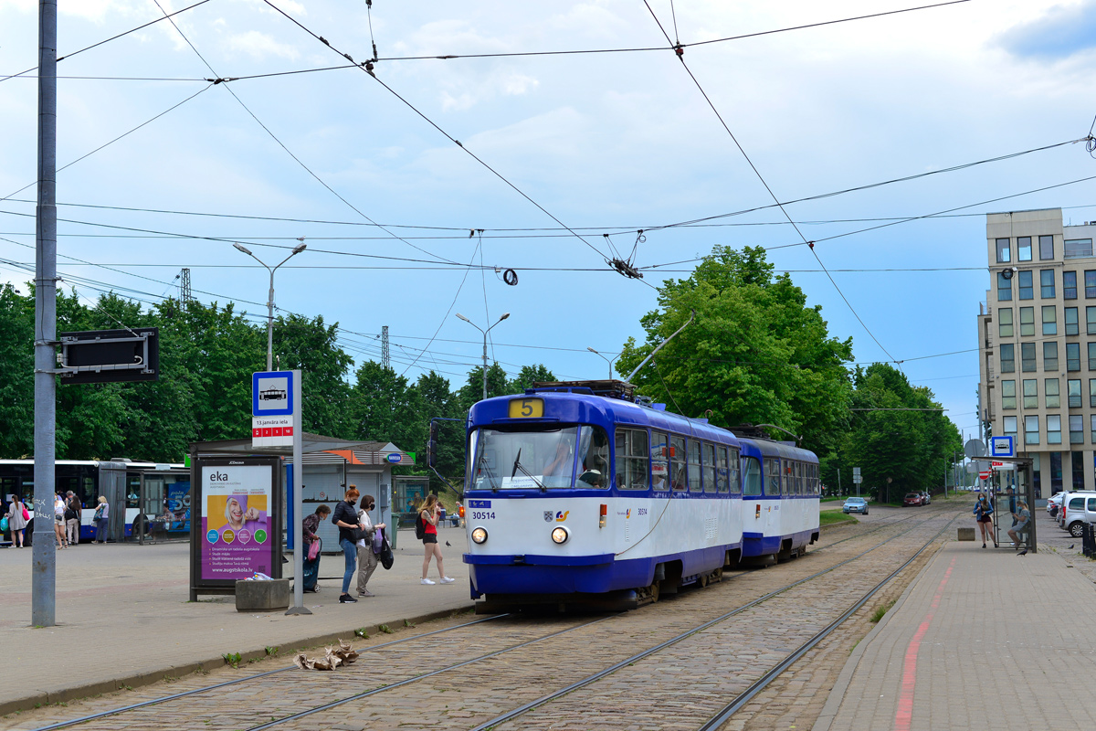 Рига, Tatra T3A № 30514