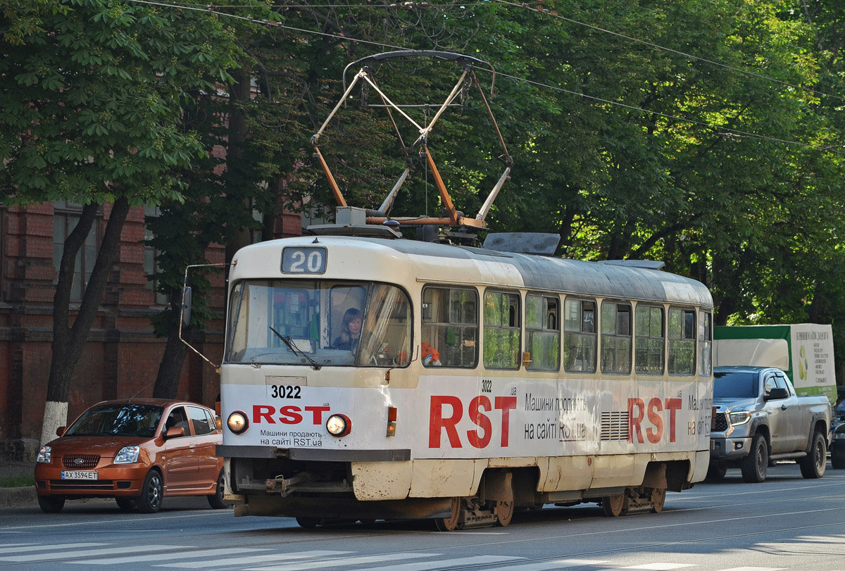 Харьков, Tatra T3SUCS № 3022