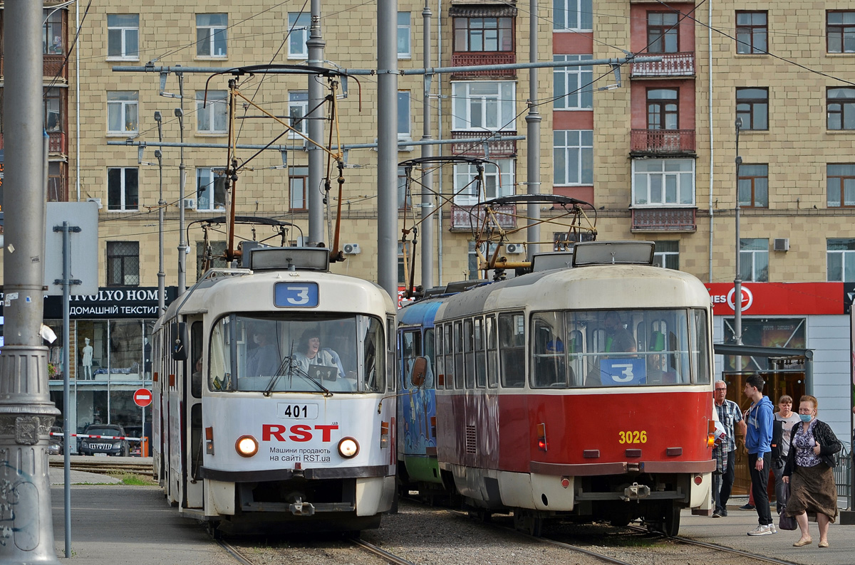 Харьков, Tatra T3SUCS № 401