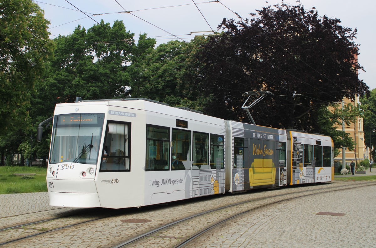 Gera, Alstom NGT8G # 201 Gera, Alstom NGT8G # 201