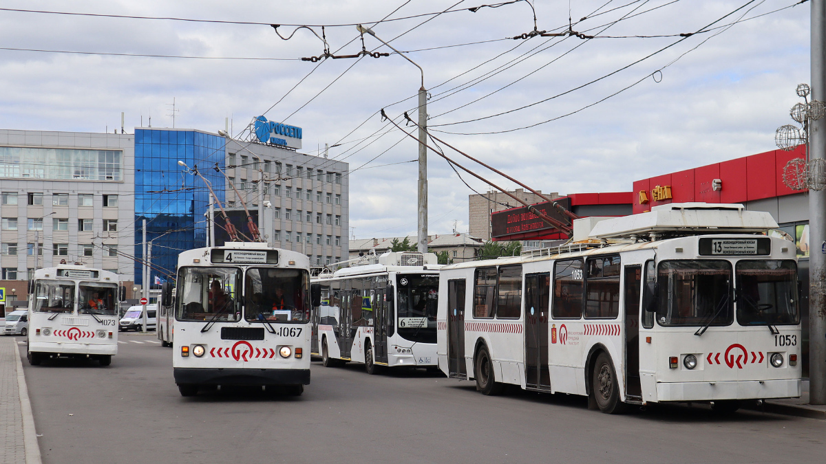 Красноярск, ЗиУ-682Г-016 (018) № 1067; Красноярск, ЗиУ-682 КР Иваново № 1053