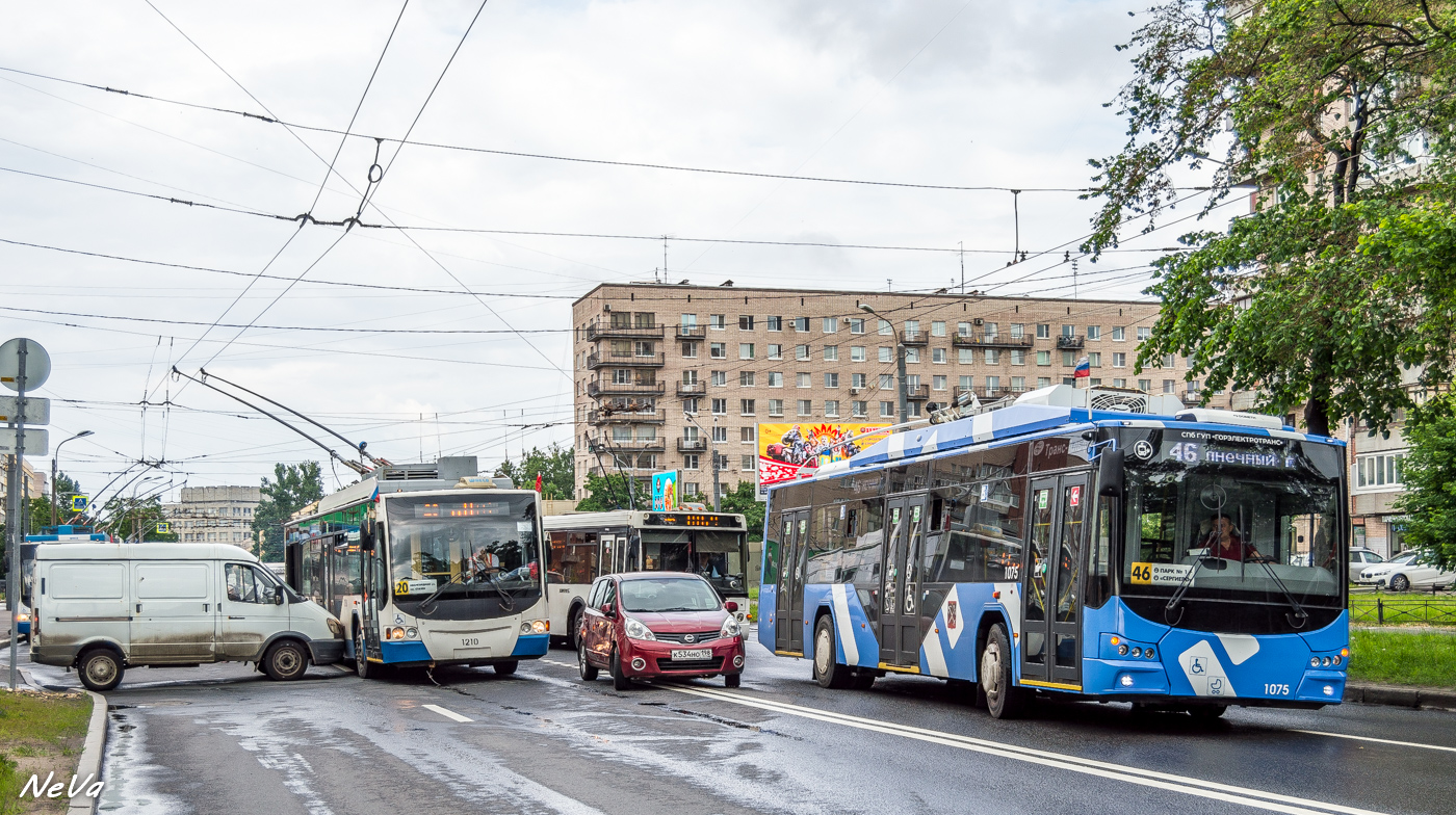 Sankt-Peterburg, VMZ-5298.01 “Avangard” № 1075; Sankt-Peterburg — Incidents