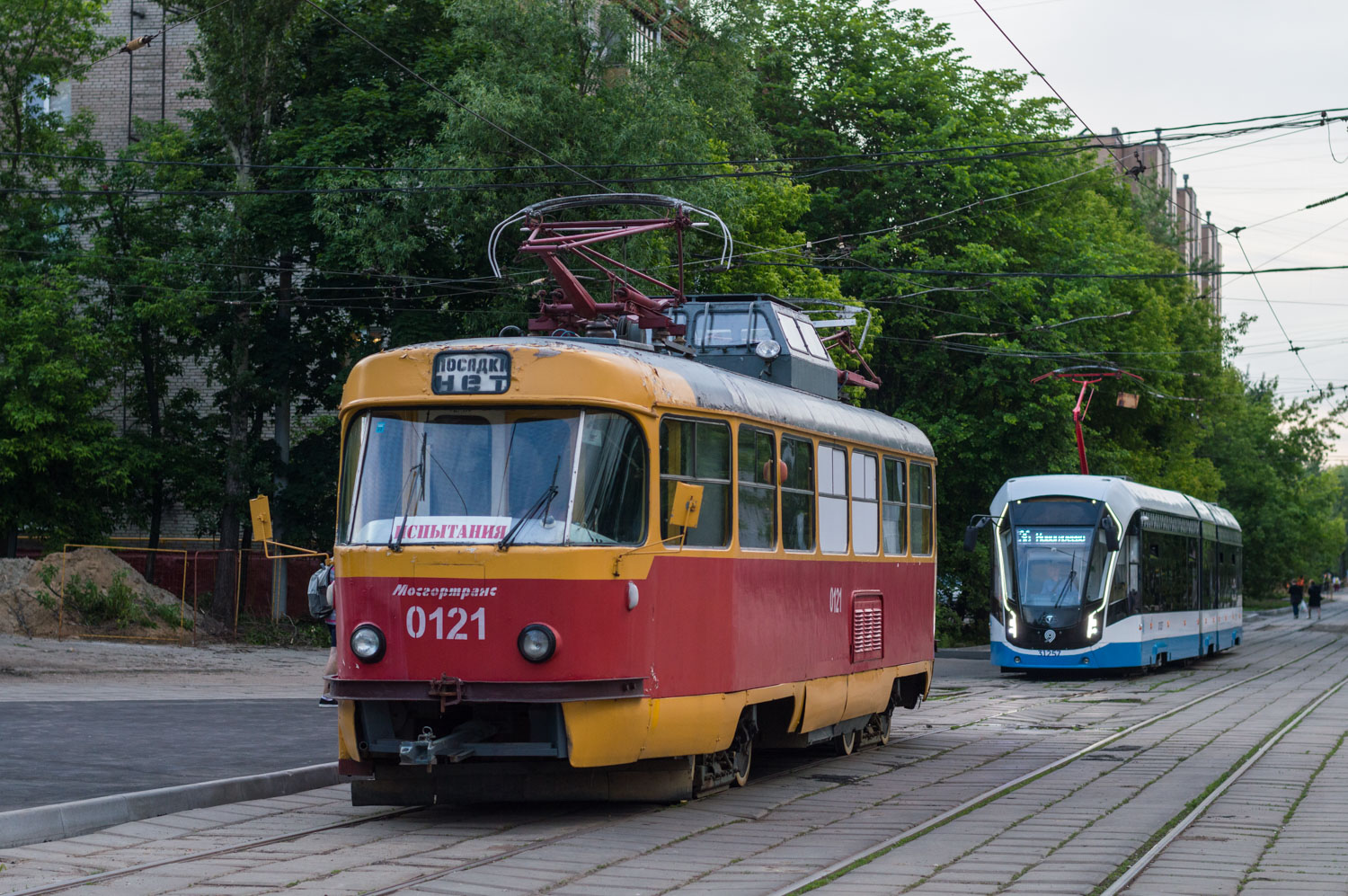 Moskau, Tatra T3SU (2-door) Nr. 0121