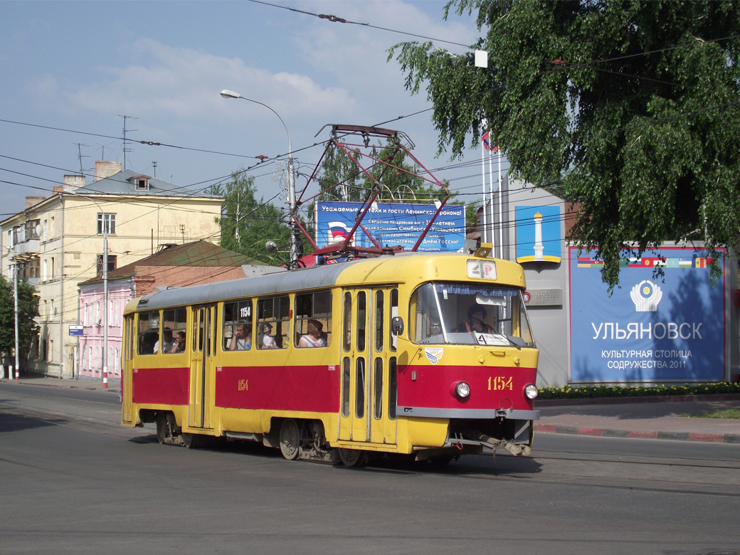 Ульяновск, Tatra T3SU № 1154