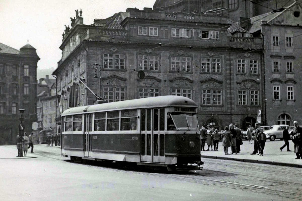 Prague, Tatra T1 № 5049; Prague — Old photos