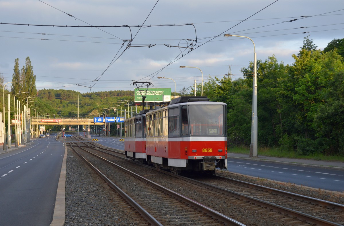 Прага, Tatra T6A5 № 8658