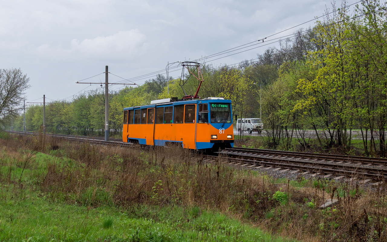 Старий Оскол, 71-605 (КТМ-5М3) № 87; Старий Оскол — Природа за окном трамвая