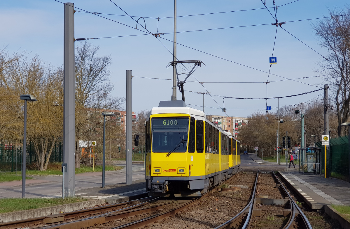 Берлин, Tatra KT4DM № 6100