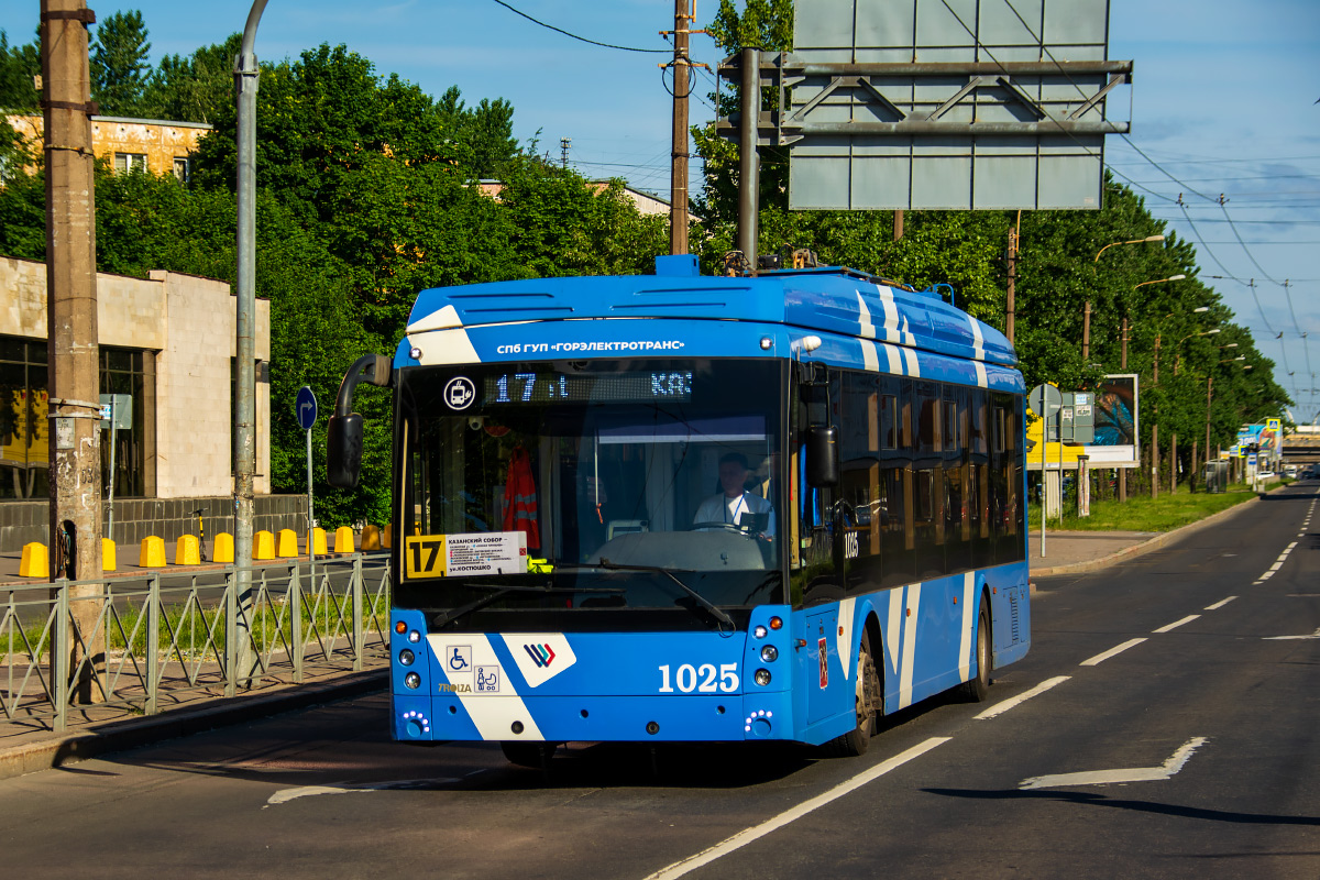 Санкт-Петербург, Тролза-5265.08 «Мегаполис» № 1025