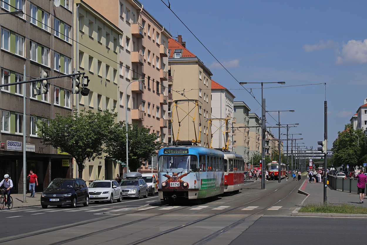 Prague, Tatra T3R.PV № 8174