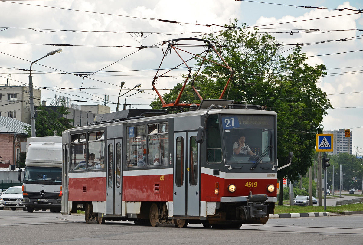 Харьков, Tatra T6A5 № 4519