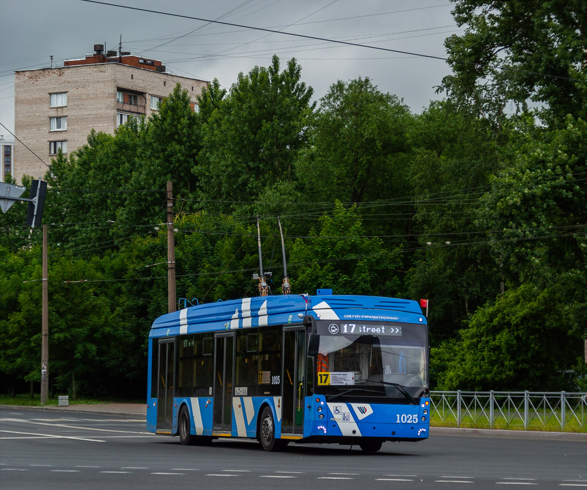 Санкт-Петербург, Тролза-5265.08 «Мегаполис» № 1025