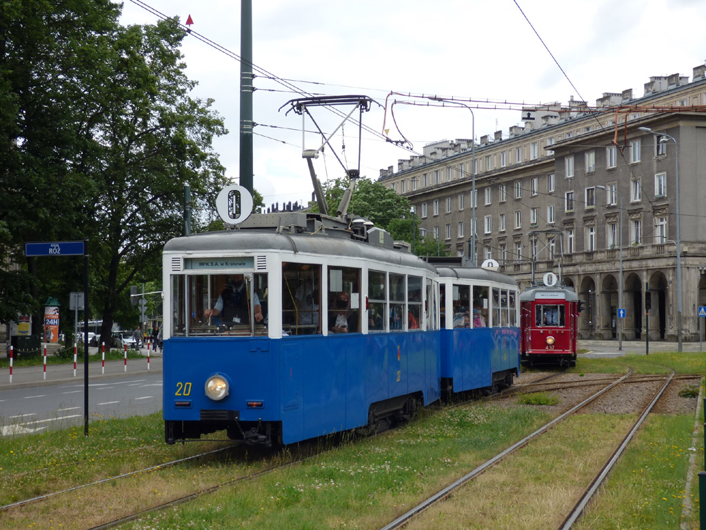 Краков, Konstal N № 20; Краков — Парад исторических вагонов типа "N"