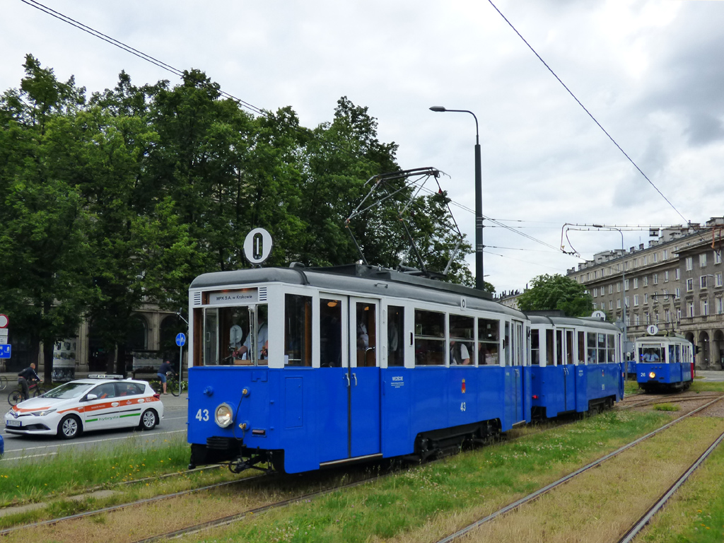 Краков, Konstal 4N № 43; Краков — Парад исторических вагонов типа "N"