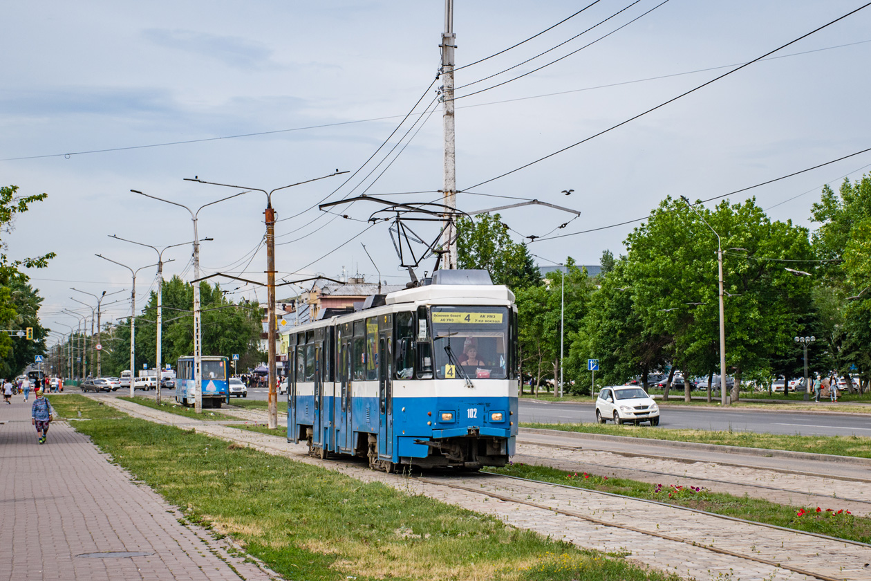 Усть-Каменогорск, Tatra KT4DtM № 102