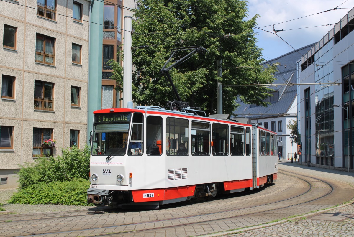 Цвиккау, Tatra KT4DMC № 937