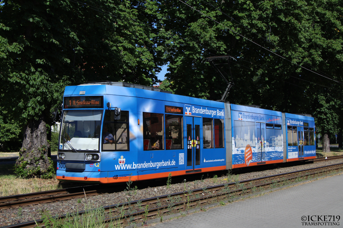 Бранденбург-на-Хафеле, Duewag MGT6D № 100