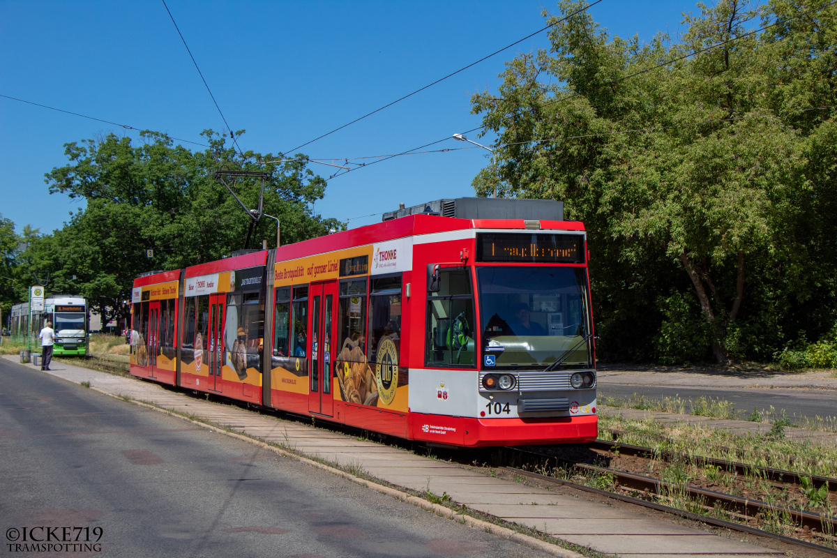Бранденбург-на-Хафеле, Duewag MGT6D № 104
