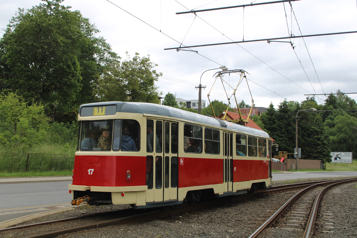 Либерец ― Яблонец-над-Нисой, Tatra T2R № 17; Либерец ― Яблонец-над-Нисой — Последние недели узкоколейки, 2021 г.