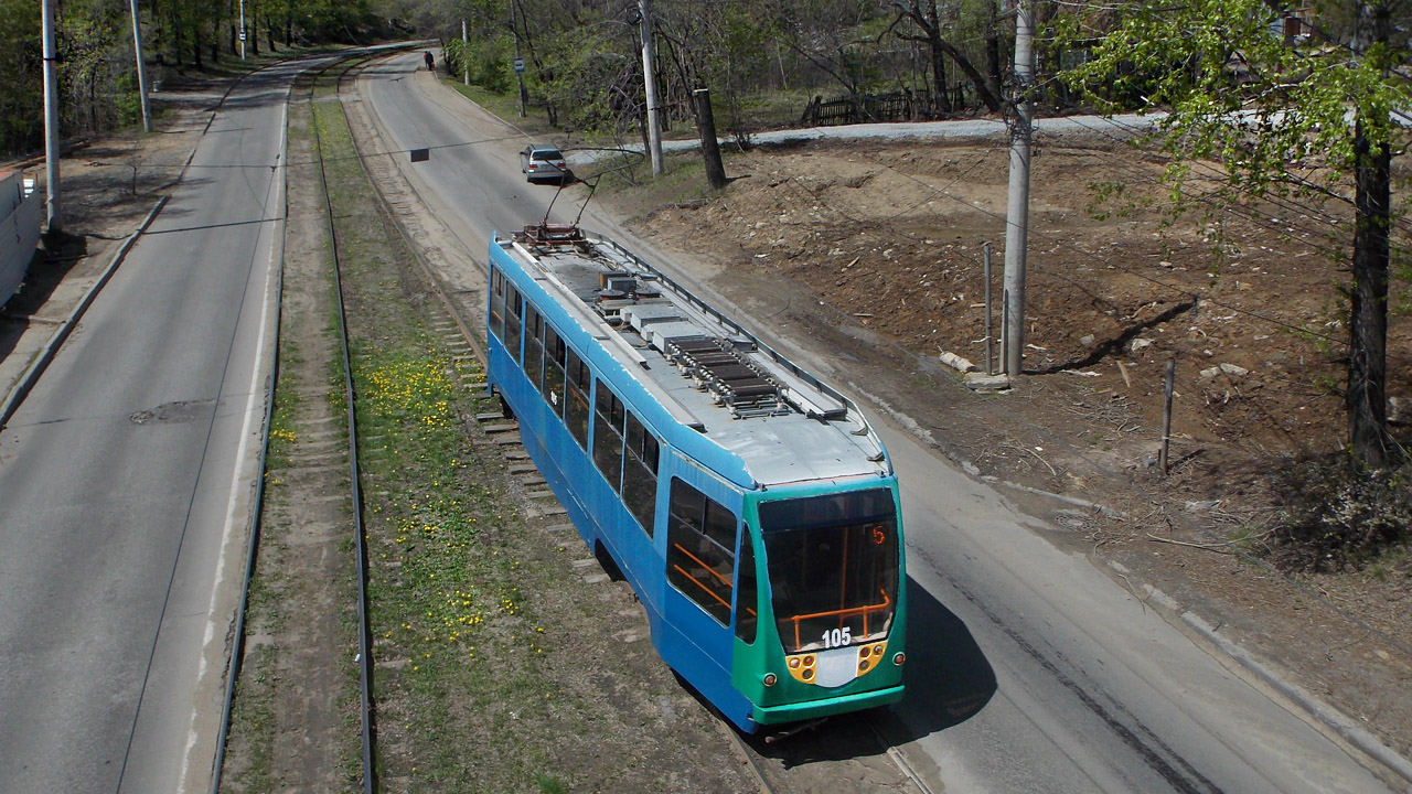 Хабаровск, 71-134А (ЛМ-99АВН) № 105 Хабаровск, 71-134А (ЛМ-99АВН) № 105